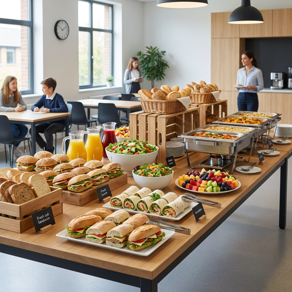 Catering voor scholen en organisaties